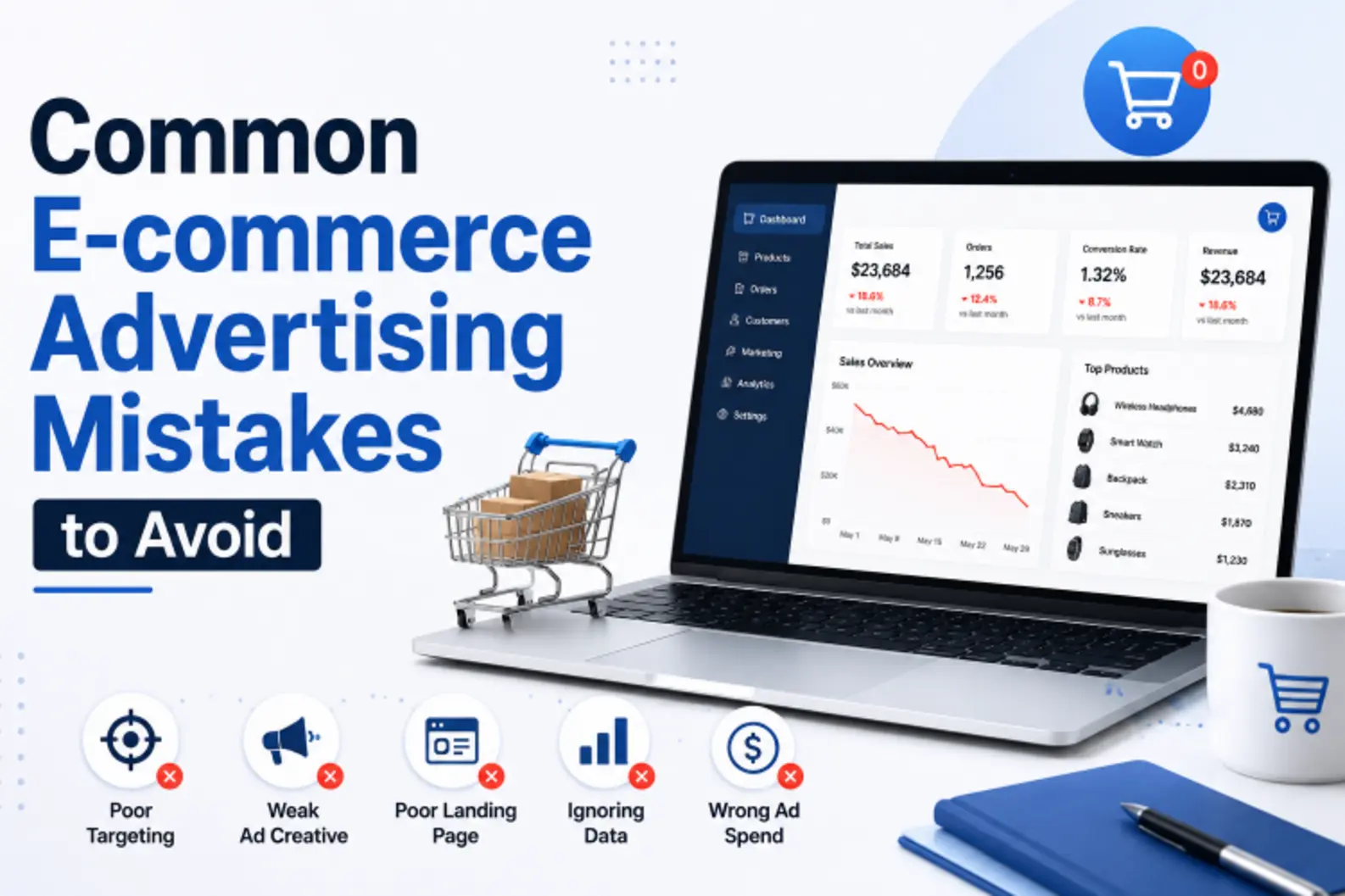 Common e-commerce advertising mistakes